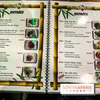 Pho Bom, le restaurant vietnamien, temple du pho et des nouilles Paris 13e - carte - menu - tarifs - prix