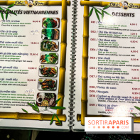 Pho Bom, le restaurant vietnamien, temple du pho et des nouilles Paris 13e -carte - menu - tarifs - prix