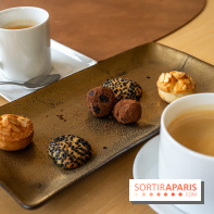 La Table du Château à Dampierre-en-Yvelines, le restaurant face au château - nos photos -  café et mignardises