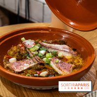 Inalis, le restaurant bistronomique à Fontainebleau - Seine-et-Marne 77 - Photos -  Filets de rouget fumés cuits en tajine, sur lit de ratatouille et semoule aux parfums berbères