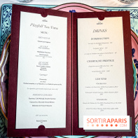 Café Ginori à Paris - tea time et apéritivo Place Vendôme - carte - menu