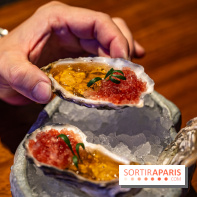 Pink Koï Paris - restaurant japonais -  Kaki Kajitsu su - huitres