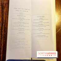 Pink Koï Paris - restaurant japonais - carte - menu