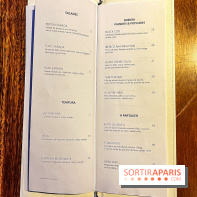 Pink Koï Paris - restaurant japonais - carte - menu