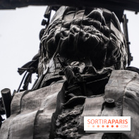 Le Centaure de César à Paris et sa statue de la Liberté miniature -  A7C0236