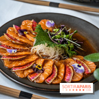 Hokusai - restaurant japonais fusion - Paris 16e - les photos  -  Saumon Tiradito