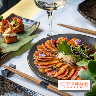 Hokusai - restaurant japonais fusion - Paris 16e - les photos  -  Crujiente de thon epicé et saumon tiradito