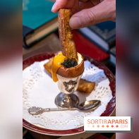Le Bistro des Livres, le restaurant français pour les amoureux des bouquins -  oeuf à la coque