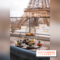 Le tea time éphémère face à la Tour Eiffel au Pullman