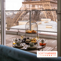 Le tea time éphémère face à la Tour Eiffel au Pullman