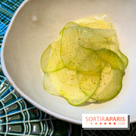 Le Christine - Sorbet pomme, kiwi déshydraté