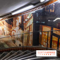 Station Abbesses - métro parisien - A7C02736