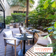Pimpan, nouveau restaurant à Paris dans le Quartier Latin – Cuisine française moderne à Dame des Arts - terrasse