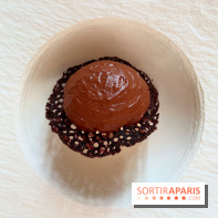 Le Pergolèse - Dessert chocolat, algues rouges poivrées