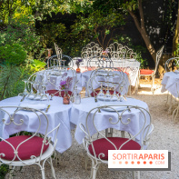 Terrasse de l'Hôtel Particulier, le jardin verdoyant au cœur de Montmartre - photo