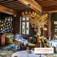 Les Chasses, le restaurant insolite avec une superbe terrasse à l'Abbaye des vaux de Cernay dans les Yvelines