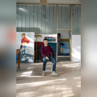 Ventsislav Yankoff - 12 Radoil Serafimov in his Studio CJC Center