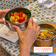 La terrasse estivale du Printemps Haussmann 2025 avec vue sur Paris et la Tour Eiffel  - image00046