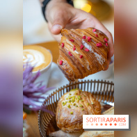 Le brunch de Pierre Hermé à Beaupassage  - croissant Ispahan 