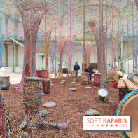 Ernesto Neto tisse une nouvelle installation monumentale gratuite au Grand Palais, nos photos