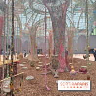 Ernesto Neto tisse une nouvelle installation monumentale gratuite au Grand Palais, nos photos