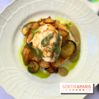 Patio terrasse La Réserve Paris - Lotte et quinoa