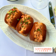 Patio terrasse La Réserve Paris - Lobster roll