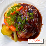 Patio terrasse La Réserve Paris - Agneau confit