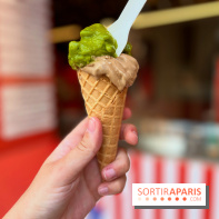 La Glace Alain Ducasse - Sorbet herbes fraiches, glace pain