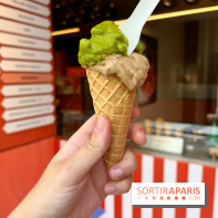 La Glace Alain Ducasse - Sorbet herbes fraiches, glace pain