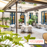 Maison Delano restaurant et terrasse cachée Paris 8e - terrasse