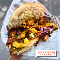 Ti Dodo Gourmand - Sandwich dipain rond poulet