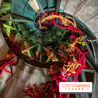 Paris Design Week 2025: une œuvre textile s'invite dans la Colonne de Juillet, place de la Bastille - IMG 7303 jpg