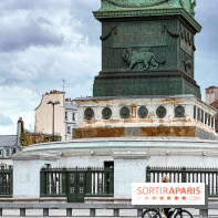 Paris Design Week 2025: une œuvre textile s'invite dans la Colonne de Juillet, place de la Bastille - IMG 7369 jpg