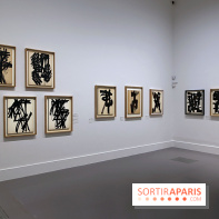 Pierre Soulages : nos photos de son exposition et de ses peintures sur papier à voir au Musée du Luxembourg
