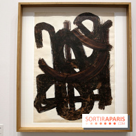 Pierre Soulages : nos photos de son exposition et de ses peintures sur papier à voir au Musée du Luxembourg