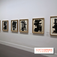 Pierre Soulages : nos photos de son exposition et de ses peintures sur papier à voir au Musée du Luxembourg