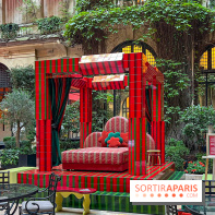 Plaza Athénée : une installation design XXL gratuite signée Uchronia exposée dans la cour du palace - IMG 1150 jpg 2