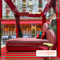 Plaza Athénée : une installation design XXL gratuite signée Uchronia exposée dans la cour du palace - 2