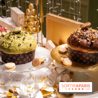 Les bûches et créations de Noël et fêtes de Ladurée 2025