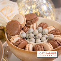 Les bûches et créations de Noël et fêtes de Ladurée 2025
