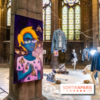 Exposition street-art et mode gratuit dans une chapelle à Paris : à la Croisée des Arts - photos - A7C09037