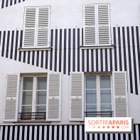 Daniel Buren et Miles Greenberg, nos photos de l'expo au Reiffers Art Inititiatives à Paris 