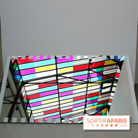 Daniel Buren et Miles Greenberg, nos photos de l'expo au Reiffers Art Inititiatives à Paris 