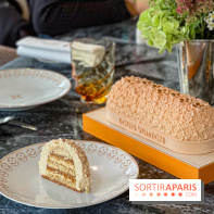 Bûche et chocolats de Noël 2025 de Louis Vuitton par Maxime Frédéric
