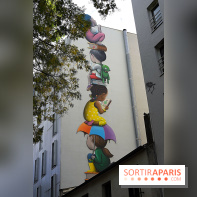 Seth, les photos de son œuvre murale à Belleville