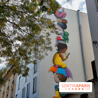 Seth, les photos de son œuvre murale à Belleville 