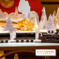 Bûche de Noël Lenôtre 2025 : Le train des Merveilles et les créations de fête - photos
