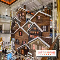 Les vitrines de Noël 2025 du Bon Marché : le grand magasin se métamorphose en (Bon) Marché de Noël