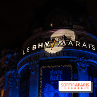 Inauguration des vitrines de Noël du BHV Marais à Paris 2025 avec Vincent Niclo et Vitaa - photos
